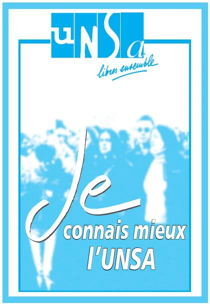 Couverture Je connais mieux l'UNSA